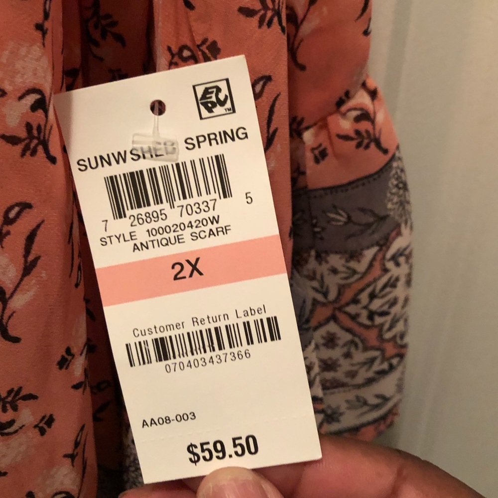 Plus Size Spring Blouse - Picture 2 of 5